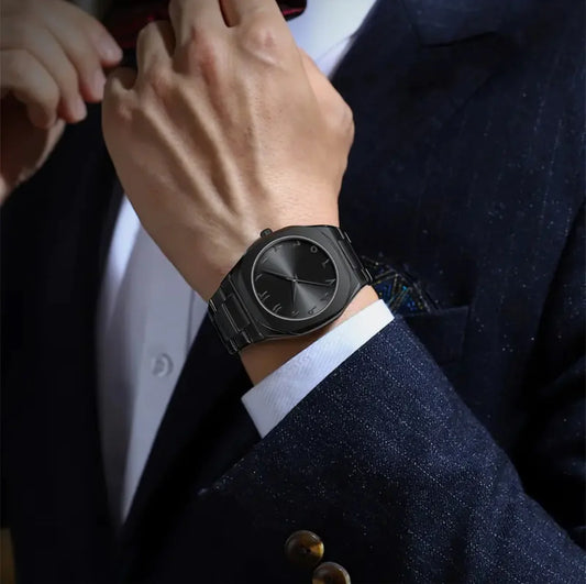 Black Arabic Aura Watch