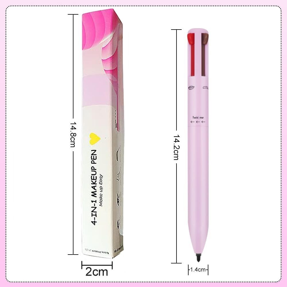 4 In 1 Multi Color Makeup Pen